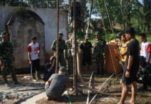 Aksi Nyata TMMD, Satgas Kodim 0402/OKI Bangun Sumur Bor untuk Warga Pedesaan