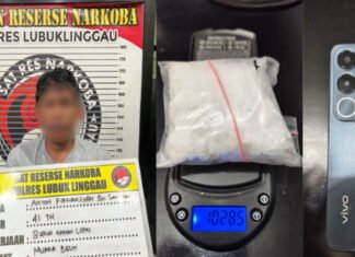 Polres Lubuk Linggau Gagalkan Peredaran 102,85 Gram Sabu