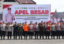 Dandim 0402/OKI-OI Hadiri Apel Besar Sabuk Kamtibmas dan Siaga Karhutla Tahun 2026