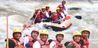 Menguji Adrenalin di Sungai Enim, Bupati Edison Promosikan Wisata Curup Tenang