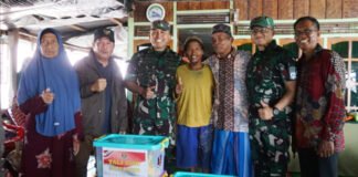 Dandim 0402/OKI-OI Dampingi Danrem 044/Gapo Tinjau Pembangunan Jembatan Gantung Koala 12