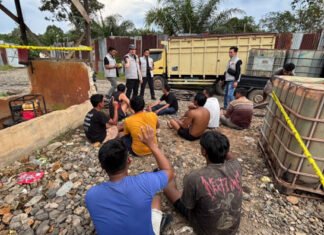Polisi Bongkar Gudang BBM Ilegal di Musi Rawas, 12 Orang Ditangkap