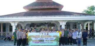 Program Belida Polres OKI Dorong Kebersihan Lingkungan di Kayuagung