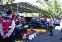 Antisipasi Karhutla, Polres OKI Pastikan Kesiapan Armada dan Peralatan