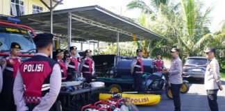 Antisipasi Karhutla, Polres OKI Pastikan Kesiapan Armada dan Peralatan