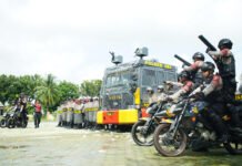 Polres OKI Gelar Simulasi Sispamkota 2026, Siap Layani Penyampaian Aspirasi Masyarakat