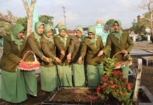 HUT ke-80 Persit, Ziarah Rombongan di TMP Kesuma Bangsa Jadi Momentum Teladani Pahlawan