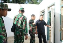 Tinjau Mushola TMMD, Dandim dan Wabup OKI Pastikan Pembangunan Berjalan Optimal