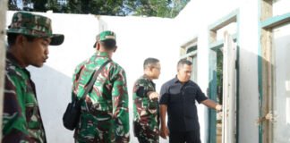 Tinjau Mushola TMMD, Dandim dan Wabup OKI Pastikan Pembangunan Berjalan Optimal