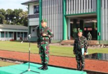 Upacara Bendera Jadi Momentum Penguatan Nasionalisme di Kodim 0402/OKI