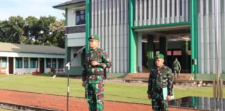 Upacara Bendera Jadi Momentum Penguatan Nasionalisme di Kodim 0402/OKI