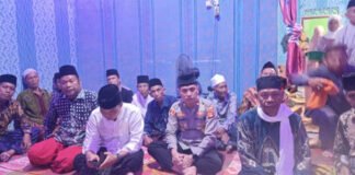 Kapolres Muratara Hadiri Tahlilan Korban Anak Tenggelam di Sungai Baung