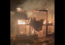 Hujan Tak Mampu Jinakkan Api, Rumah Warga Mesuji Raya Ludes Terbakar