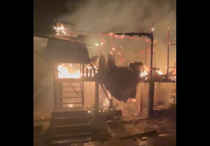 Hujan Tak Mampu Jinakkan Api, Rumah Warga Mesuji Raya Ludes Terbakar