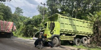 Sat Lantas Polres Muba Evakuasi Korban Laka Beruntun di Jalintim