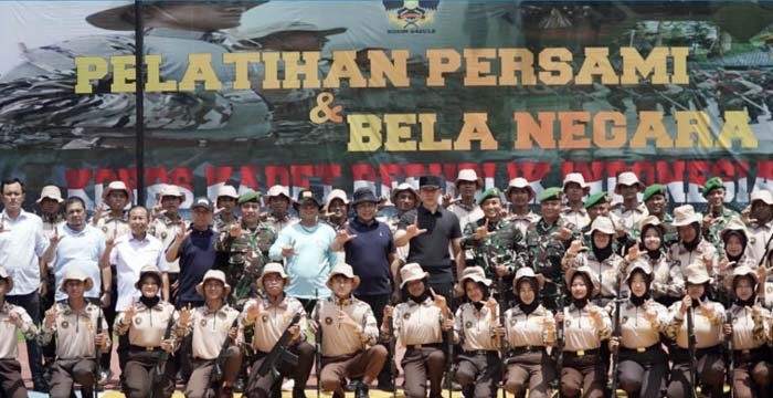 100 Pelajar Digembleng Bela Negara, Bupati Egi: Karakter Tak Bisa Digantikan AI