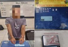 Polres Muba Tangkap Pengedar Sabu di Lawang Wetan, 15 Paket Siap Edar Disita