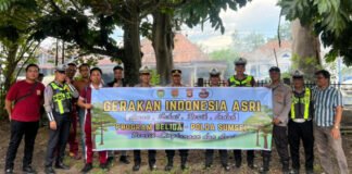 Polres OKI Laksanakan Program Belida, Bersihkan Lingkungan Aspol Sidakersa