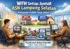 Mulai Jumat Besok ASN Lampung Selatan WFH, Pelayanan Publik Tetap Optimal