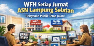 Mulai Jumat Besok ASN Lampung Selatan WFH, Pelayanan Publik Tetap Optimal