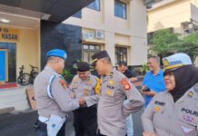 Tingkatkan Stabilitas Internal, Polda Sumsel Tertibkan Atribut dan Kendaraan Dinas