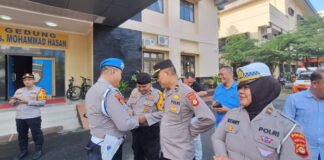Tingkatkan Stabilitas Internal, Polda Sumsel Tertibkan Atribut dan Kendaraan Dinas