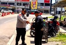 Dukung Program Presisi Kapolri, Kapospol KM 12 Rangkul Warga Marginal Melalui Dakwah