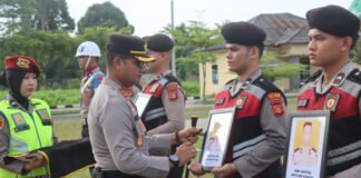 Empat Anggota Polres Muratara Resmi Dipecat Secara Tidak Hormat