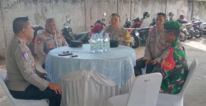 Polres OKI Amankan Ibadah Kamis Putih dan Jumat Agung, Kapolres Turun Langsung