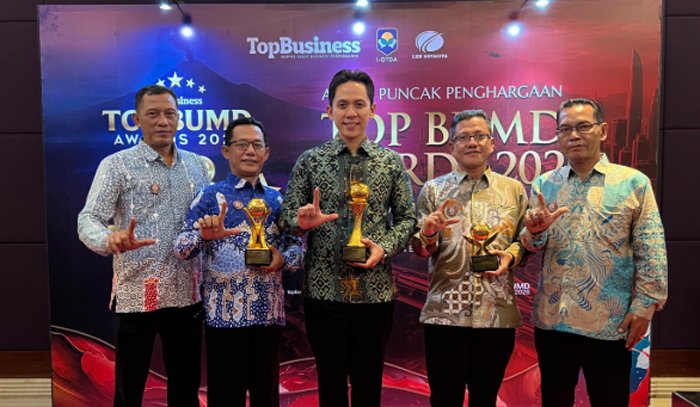 Borong Penghargaan Nasional, Perumda Tirta Jasa Lampung Selatan Raih Top BUMD Awards 2026 Bintang 4