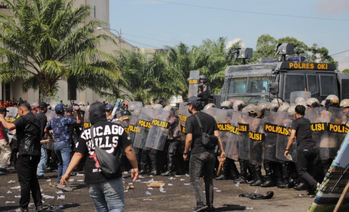 Polda Sumsel Gelar Simulasi Sispamkota serta Karhutla, Pastikan OKI Aman dan Bebas Asap 2026