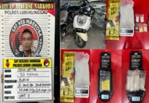 Polres Lubuk Linggau Gagalkan Kiriman Narkoba 1 Kg Lebih dari Muratara