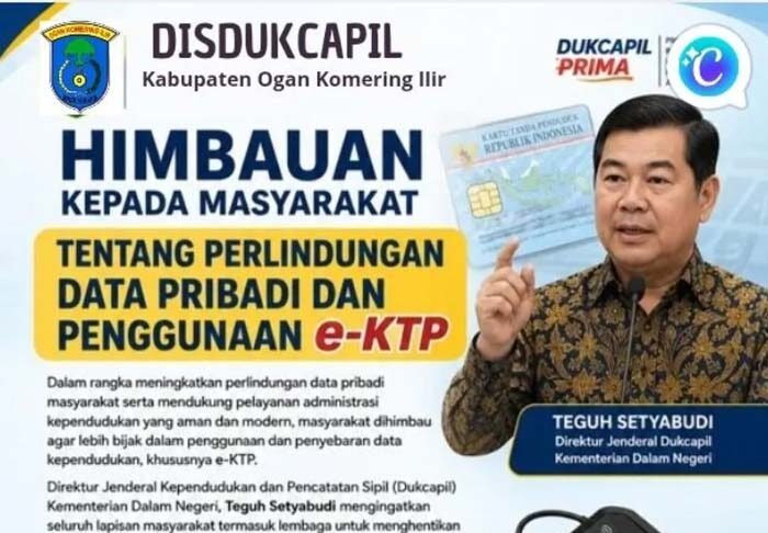 Disdukcapil OKI Imbau Masyarakat Lindungi Data Pribadi dan Bijak Gunakan e-KTP