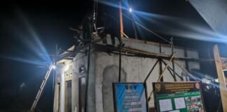 Kejar Target Penutupan, Satgas TMMD Kodim 0402/OKI Bekerja Hingga Malam Hari