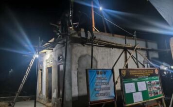 Kejar Target Penutupan, Satgas TMMD Kodim 0402/OKI Bekerja Hingga Malam Hari