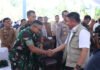 Dandim 0402/OKI Hadiri Gerakan Tanam Bersama Gubernur Sumsel di Desa Cahaya Bumi