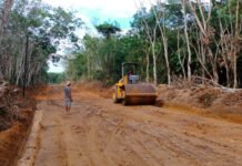 TMMD ke-128 Kodim 0402/OKI, Pembangunan Jalan Desa Pematang Sukatani Hampir Tuntas