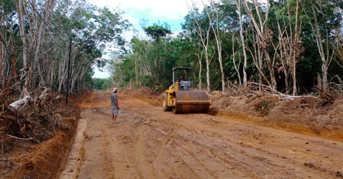 TMMD ke-128 Kodim 0402/OKI, Pembangunan Jalan Desa Pematang Sukatani Hampir Tuntas