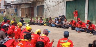 Kapolres OKI Hadiri Doa Bersama May Day, Dorong Pembentukan Dewan Pengupahan