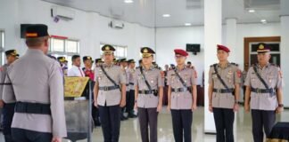 Sertijab di Polres OKI Berlangsung Khidmat, Ini Pesan AKBP Eko Rubiyanto