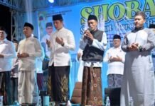 Sholawat Bareng Ribuan Warga di Way Sulan, Bupati Egi Doakan Jemaah Haji dan Tegaskan Komitmen Bangun Desa HELAU