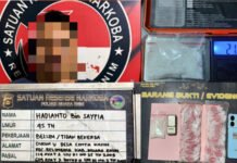 Operasi Malam Satresnarkoba Polres Muara Enim Amankan Sabu 21,29 Gram