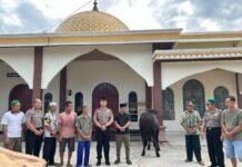 Polres Muratara Salurkan Bantuan Sapi Kurban dari Kapolda untuk Warga Karang Anyar