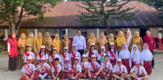 BNNK OKI Sosialisasikan P4GN kepada Siswa SDN 14 Kayuagung