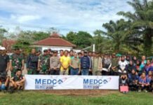 Perkokoh Silaturahmi, Hulu Migas Medco E&P Gelar Sparing Voli Sehat 2026 di Abab