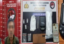 Satresnarkoba Banyuasin Ungkap Kasus Sabu 2,02 Gram, Dua Pelaku Satu Jaringan Ditahan