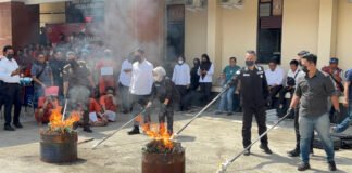 Polda Sumsel Musnahkan Barang Bukti Narkoba Senilai Rp2,8 Miliar Hasil Ungkap Mei 2026