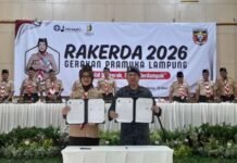 Rakerda 2026 Dibuka, Jihan Tegaskan Pramuka Pilar Pembentukan Generasi Berkarakter