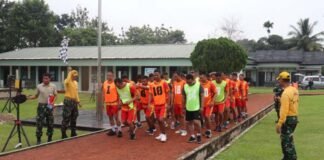 Semangat Prajurit Tetap Terjaga, Kodim 0402/OKI Gelar Garjas Periodik Semester I