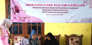 Peduli Lansia, Srikandi PLN UID Lampung Salurkan Bantuan Nutrisi dan Pemeriksaan Kesehatan Gratis